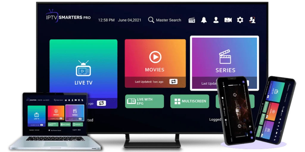IPTV streaming application interface in Canada